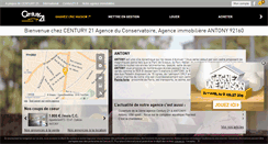 Desktop Screenshot of century21-adc-antony.com